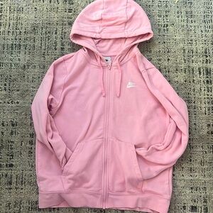 Fleece pink Nike jacket